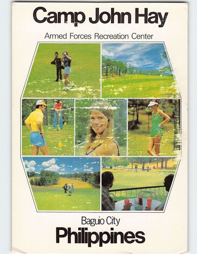 Postcard camp john - john, hay